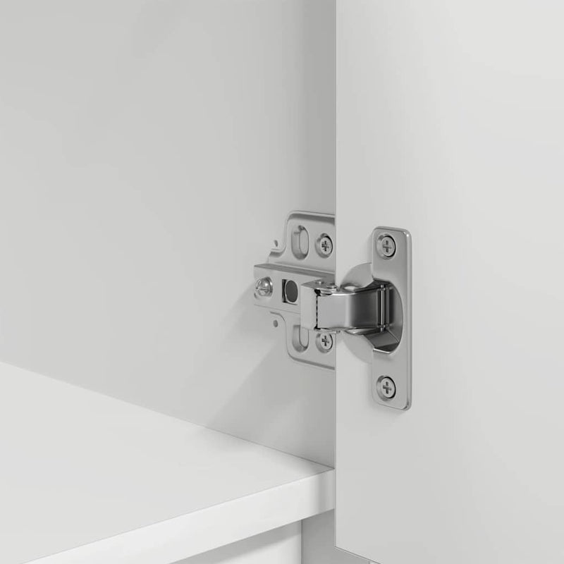 vidaXL fehér szerelt fa szekrény fiókkal 55,5x34x119,5 cm