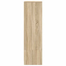 vidaXL sonoma-tölgy szerelt fa szekrény fiókkal 55,5x34x119,5 cm