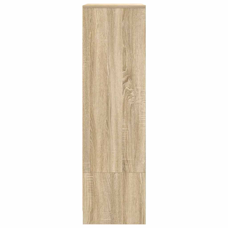 vidaXL sonoma-tölgy szerelt fa szekrény fiókkal 55,5x34x119,5 cm