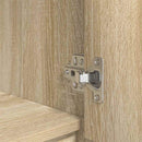 vidaXL sonoma-tölgy szerelt fa szekrény fiókkal 55,5x34x119,5 cm