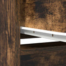 vidaXL füstös tölgy színű szerelt fa szekrény fiókkal 55,5x34x119,5 cm