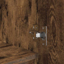 vidaXL füstös tölgy színű szerelt fa szekrény fiókkal 55,5x34x119,5 cm