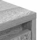 vidaXL szürke sonoma szerelt fa szekrény fiókkal 55,5x34x119,5 cm