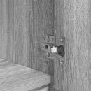 vidaXL szürke sonoma szerelt fa szekrény fiókkal 55,5x34x119,5 cm