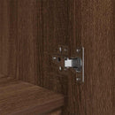 vidaXL barna tölgy szerelt fa szekrény fiókkal 55,5x34x119,5 cm