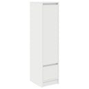 vidaXL fehér szerelt fa magasszekrény 29,5x34x119,5 cm