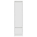 vidaXL fehér szerelt fa magasszekrény 29,5x34x119,5 cm