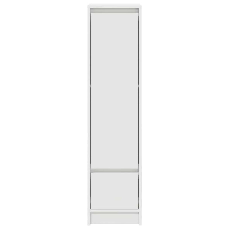 vidaXL fehér szerelt fa magasszekrény 29,5x34x119,5 cm