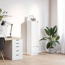 vidaXL fehér szerelt fa magasszekrény 29,5x34x119,5 cm