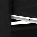 vidaXL fekete tölgy szerelt fa magasszekrény 29,5x34x119,5 cm