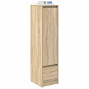 vidaXL sonoma tölgy szerelt fa magasszekrény 29,5x34x119,5 cm