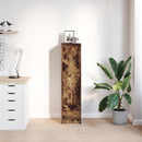 vidaXL füstölt tölgy szerelt fa magasszekrény 29,5x34x119,5 cm