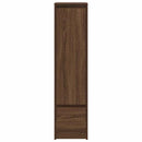 vidaXL barna tölgy szerelt fa magasszekrény 29,5x34x119,5 cm