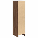 vidaXL barna tölgy szerelt fa magasszekrény 29,5x34x119,5 cm