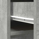 vidaXL betonszürke szerelt fa magasszekrény 37,5x35x180 cm