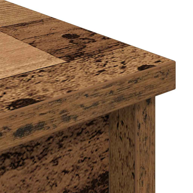 vidaXL antik fa színű szerelt fa magasszekrény 37,5x35x180 cm