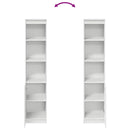 vidaXL fehér szerelt fa magasszekrény 37,5x35x180 cm