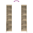 vidaXL sonoma tölgy szerelt fa magasszekrény 37,5x35x180 cm