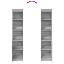 vidaXL szürke sonoma szerelt fa magasszekrény 37,5x35x180 cm