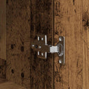 vidaXL antik fa színű szerelt fa magasszekrény 37,5x35x180 cm