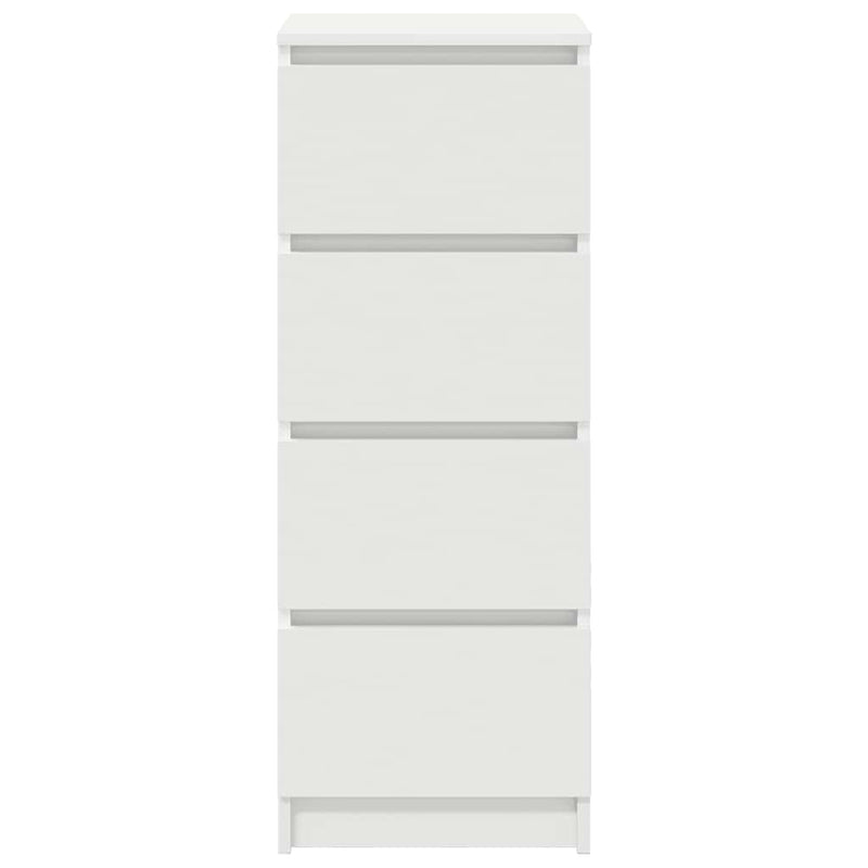 vidaXL fehér szerelt fa tálalóasztal 37,5x35x99 cm