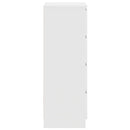 vidaXL fehér szerelt fa tálalóasztal 37,5x35x99 cm