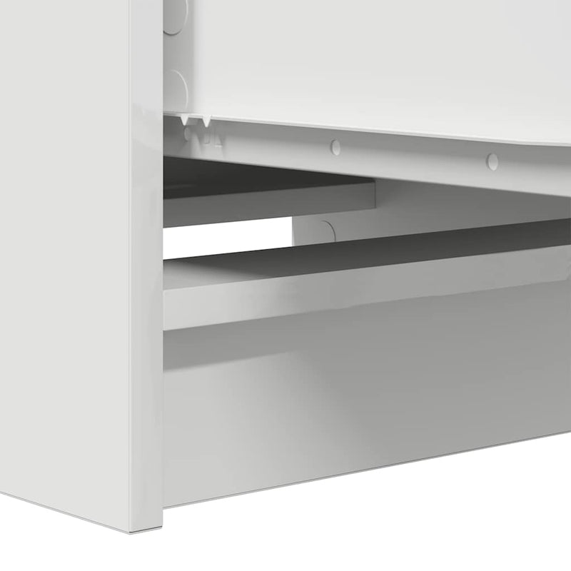 vidaXL fehér szerelt fa tálalóasztal 37,5x35x99 cm