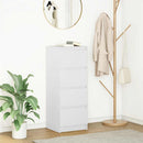 vidaXL fehér szerelt fa tálalóasztal 37,5x35x99 cm