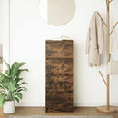 vidaXL füstös tölgy színű szerelt fa tálalószekrény 37,5x35x99 cm