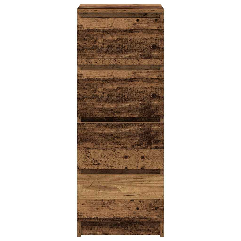 vidaXL antik fa színű szerelt fa tálalószekrény 37,5x35x99 cm