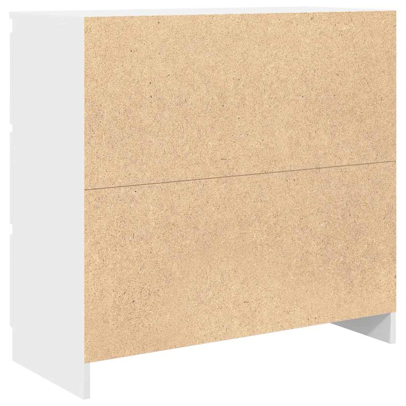 vidaXL fehér szerelt fa tálalószekrény 80x35x76 cm