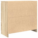 vidaXL sonoma tölgy színű szerelt fa tálalószekrény 80x35x76 cm