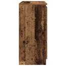 vidaXL antik fa szerelt fa tálalószekrény 80x35x76 cm