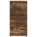 vidaXL füstös tölgy színű szerelt fa tálalószekrény 37,5x35x76 cm