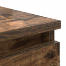 vidaXL füstös tölgy színű szerelt fa tálalószekrény 37,5x35x76 cm