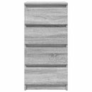 vidaXL szürke sonoma színű szerelt fa tálalószekrény 37,5x35x76 cm