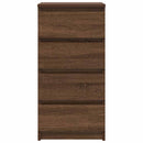 vidaXL barna tölgy színű szerelt fa tálalószekrény 37,5x35x76 cm