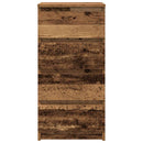 vidaXL antik fa színű szerelt fa tálalószekrény 37,5x35x76 cm