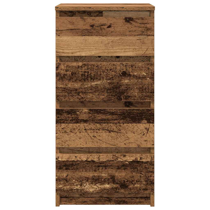 vidaXL antik fa színű szerelt fa tálalószekrény 37,5x35x76 cm