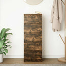 vidaXL füstölt tölgy szerelt fa tálalószekrény fiókos 37,5x35x99 cm