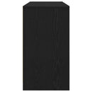 vidaXL fekete tölgy forgácslap íróasztal 120x42x76 cm