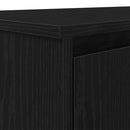 vidaXL fekete tölgy forgácslap íróasztal 120x42x76 cm