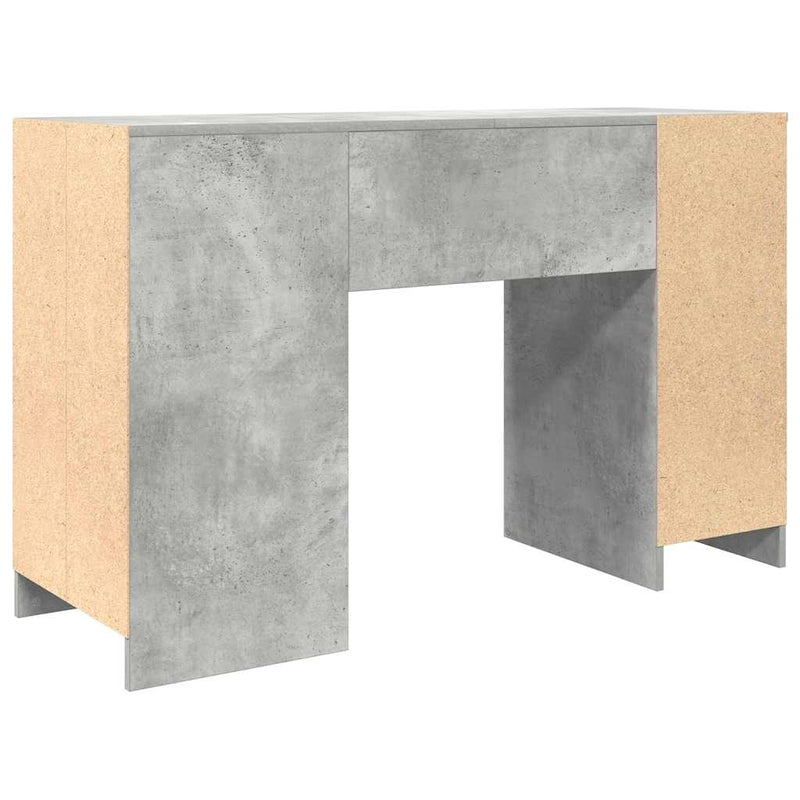 vidaXL betonszürke forgácslap íróasztal 120x42x76 cm