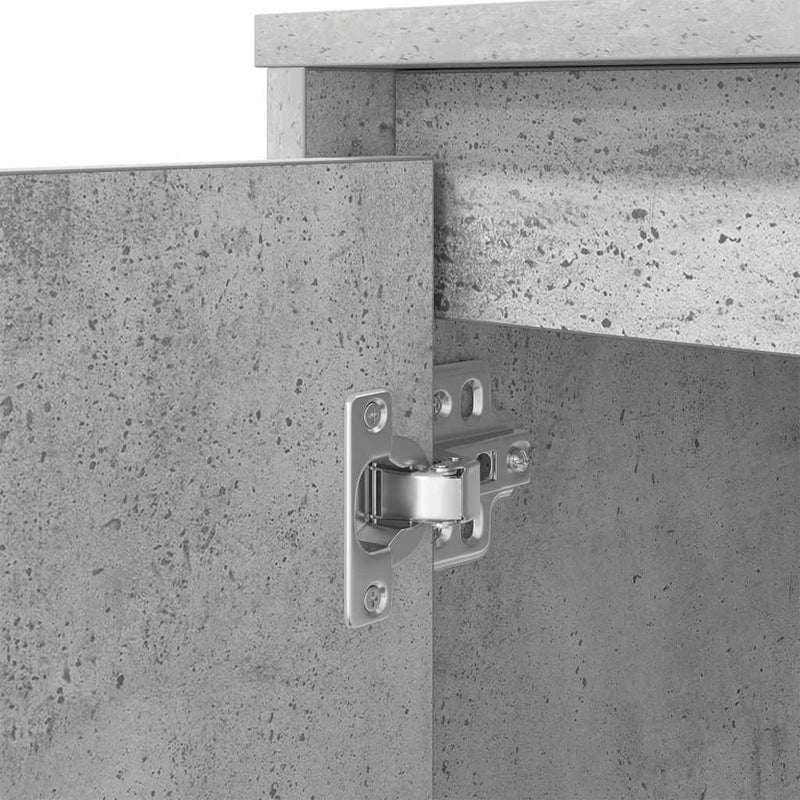 vidaXL betonszürke forgácslap íróasztal 120x42x76 cm