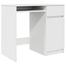 vidaXL fehér forgácslap íróasztal 86x49x76 cm
