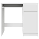 vidaXL fehér forgácslap íróasztal 86x49x76 cm