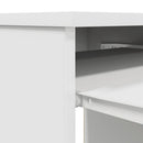 vidaXL fehér forgácslap íróasztal 86x49x76 cm