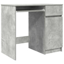 vidaXL betonszürke forgácslap íróasztal 86x49x76 cm