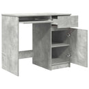 vidaXL betonszürke forgácslap íróasztal 86x49x76 cm