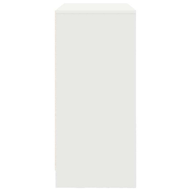 vidaXL fehér komód fiókokkal és ajtókkal 70,5x34x74,5 cm